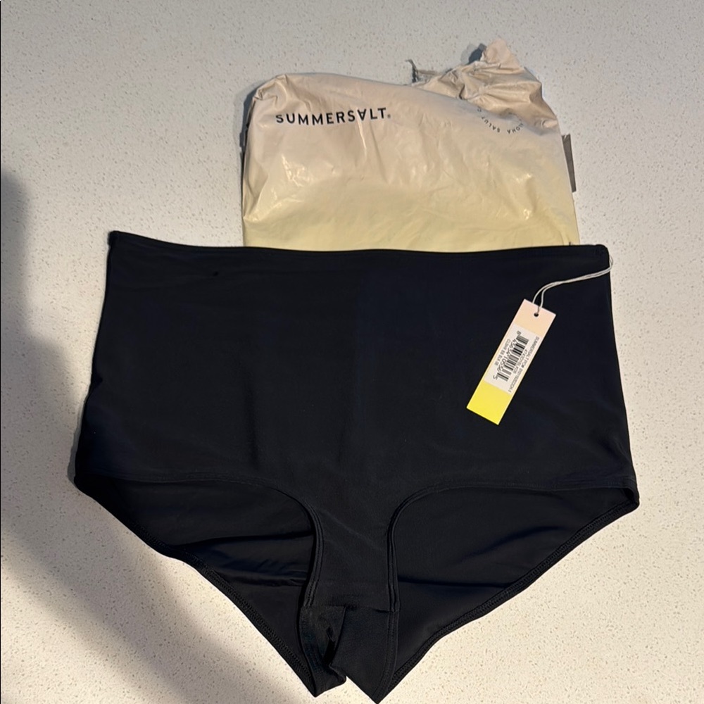 Summersalt Classic Black Swim High Waisted Bottoms